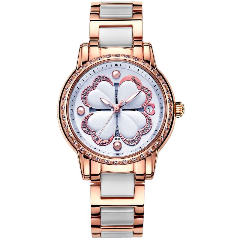 正品女士防水潮流情人节学生石英表 mozves茉莉香水国产腕表