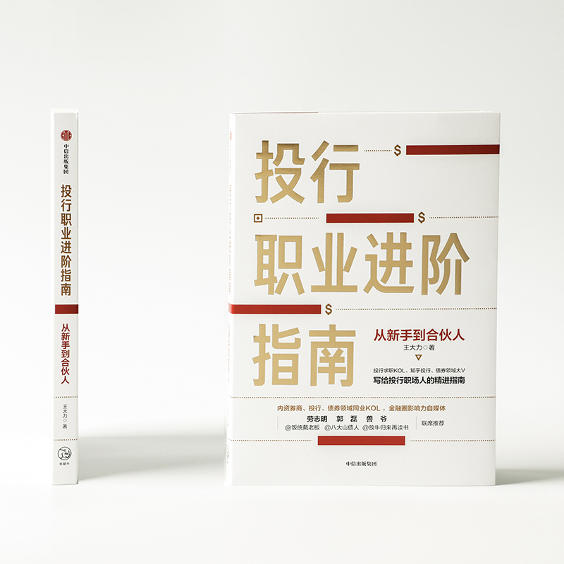 投行职业进阶指南 从新手到合伙人 王大力 著  职业经验 职场 投行 金融 中信 - 图0