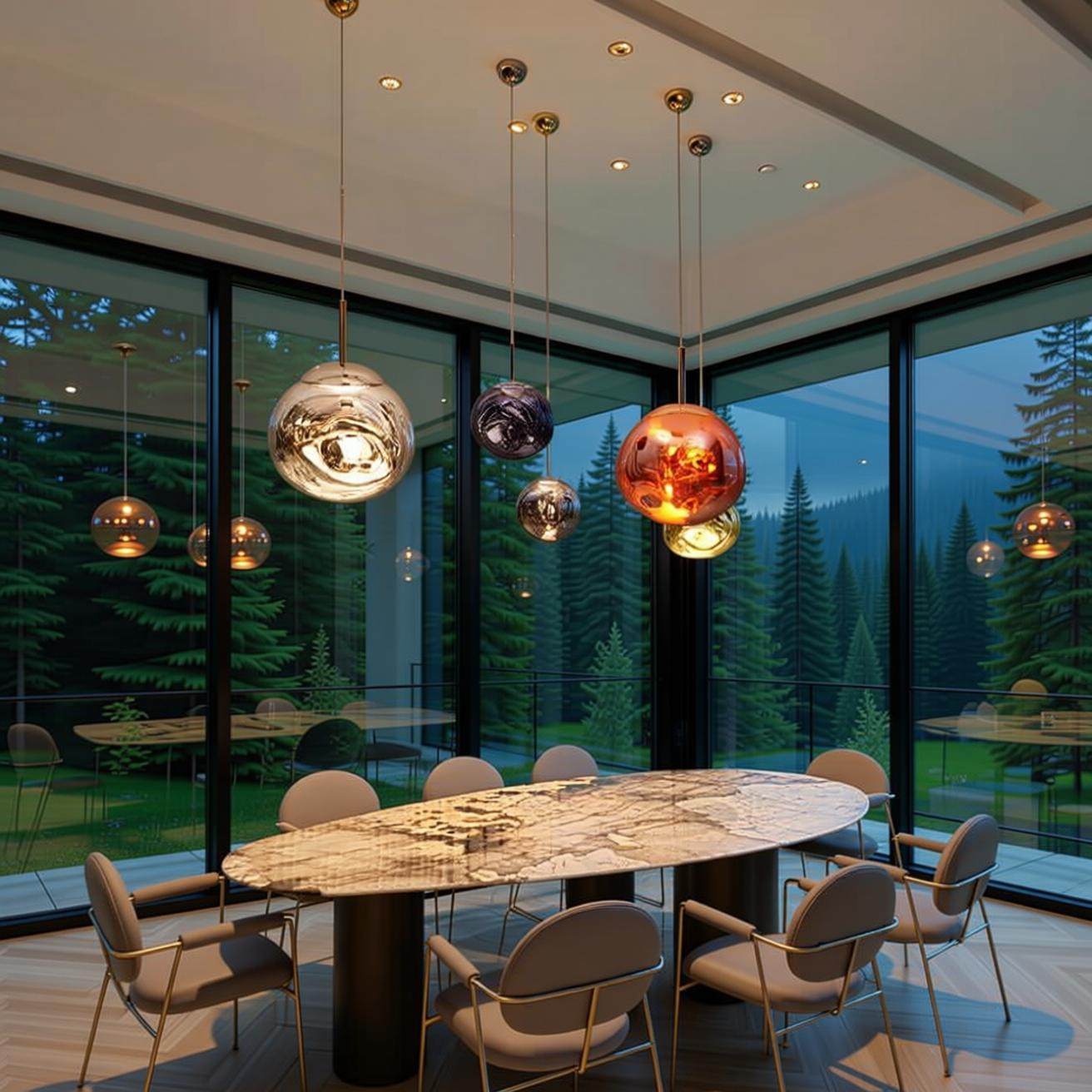 设计师熔岩餐厅吊灯时尚简约loft楼梯别墅复式公寓不规则灯,淘宝优惠券,粉丝福利购,淘宝优惠卷