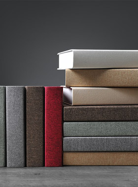 旧时光麻布摆件办公室仿真书