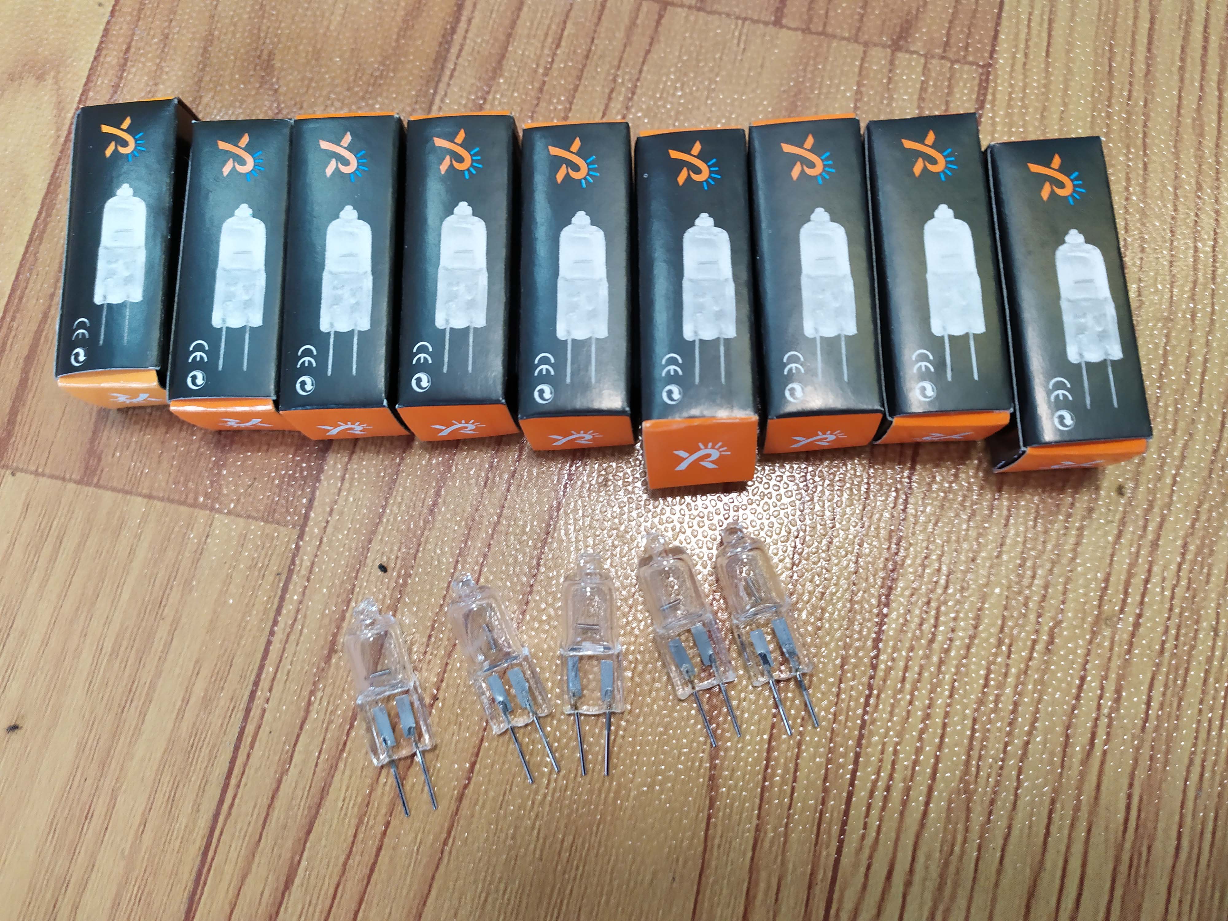 专柜Gg4小灯珠泡低压12v20w卤素杯老式款插脚光源珠lamp吊灯配件 - 图2