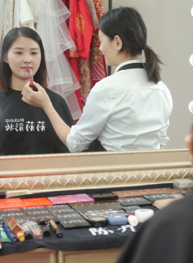 化妆师专用围兜美发造型