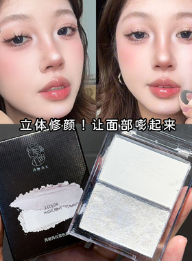 哑光爆闪高光粉组合盘