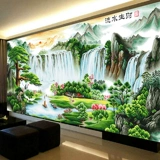 Крест -Шайт -пейзажная живопись большая гостиная Добро пожаловать на ландшафтную землю