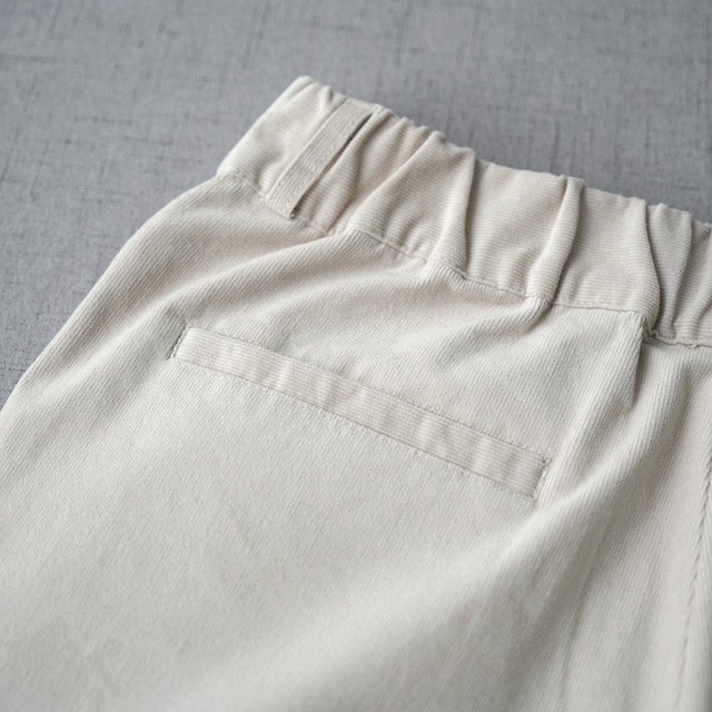 Commuting simple and versatile corduroy radish pants