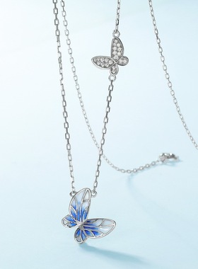 【超用心的礼物】925银珐琅项链