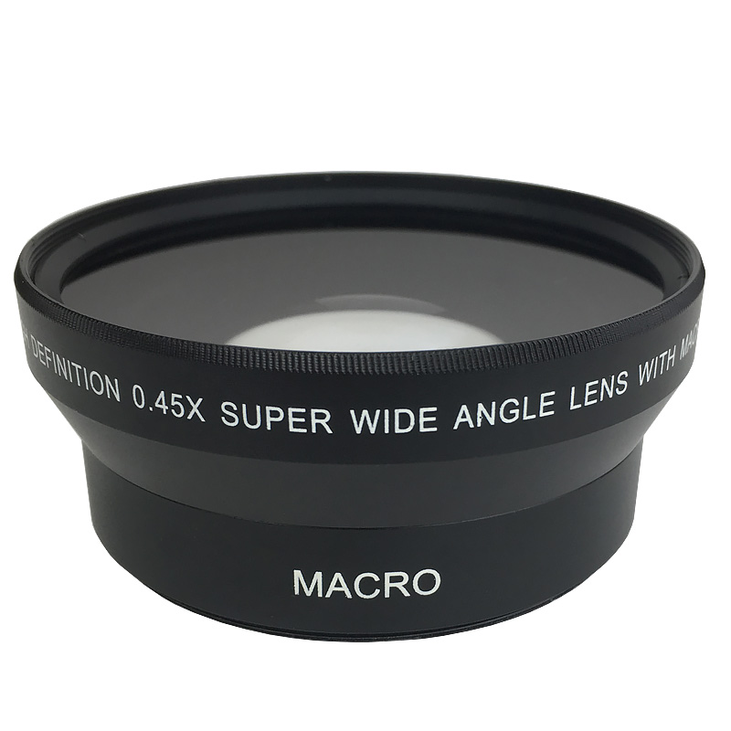 包邮 Macro 62mm 0.45X 广角镜 0.45倍 超广角附加镜头 带微距镜 - 图3