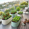 One meter planting box metal flower box for growing vegetables and flowers