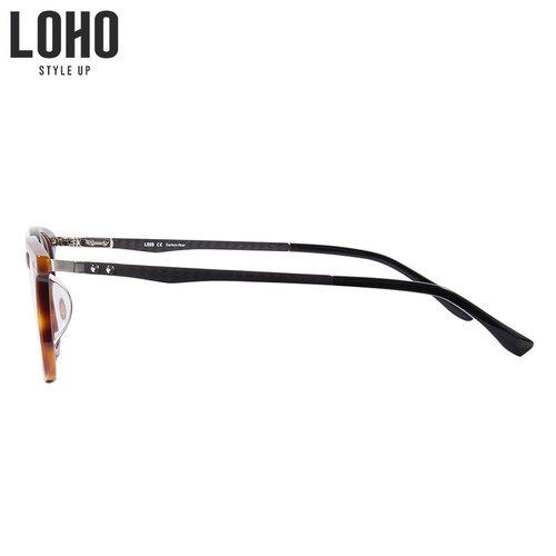 LOHO商场同款超轻眼镜框碳纤维眼镜腿椭圆板材眼镜框LH08053 - 图2