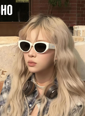 LOHO墨镜女款高级感猫眼墨镜防晒适合方圆脸防晒旅游拍照太眼眼镜
