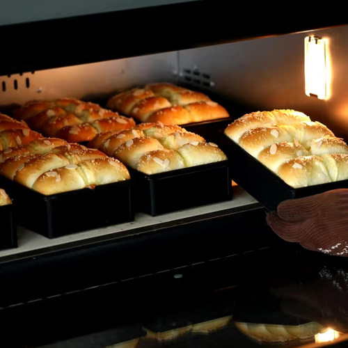 三能酸奶菠萝吐司模具金砖低糖烘焙家用320g红豆松松吐司SN2092 - 图0