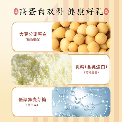 秦老太益生元蛋白质粉高蛋白营养粉送礼孕妇儿童中老年人高档礼盒 - 图2