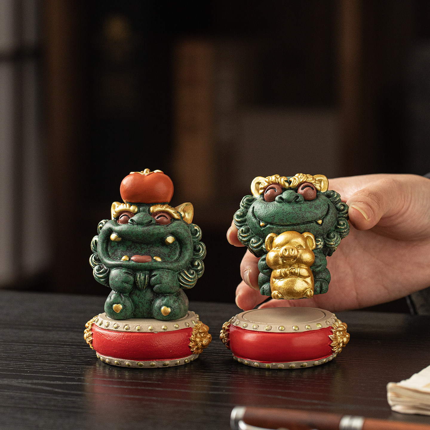 新中式诸事大吉招财貔貅桌面摆件装饰品风水家居客厅玄关饰品礼物,淘宝优惠券,粉丝福利购,淘宝优惠卷