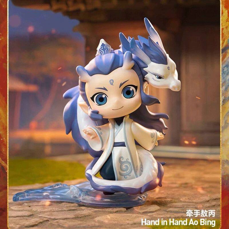 泡泡玛特新品 哪吒之魔童闹海天生羁绊盲盒手办潮玩摆件送人礼物