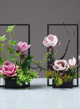 北欧插花工艺假花摆件家