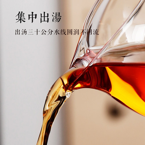 高透高硼硅高端玻璃公道杯耐高温分茶器茶海公杯蛋盅功夫茶具配件 - 图2
