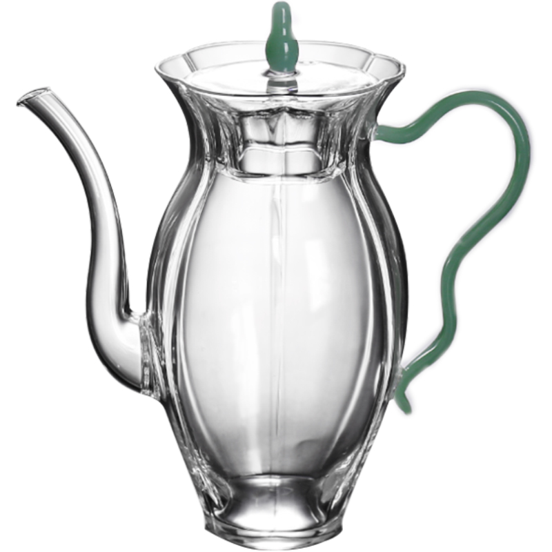 水仙壶女士冷泡小茶壶绿茶专用一人用玻璃茶器家用执壶功夫茶具