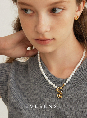 EVESENSE原创小众设计珍珠项链