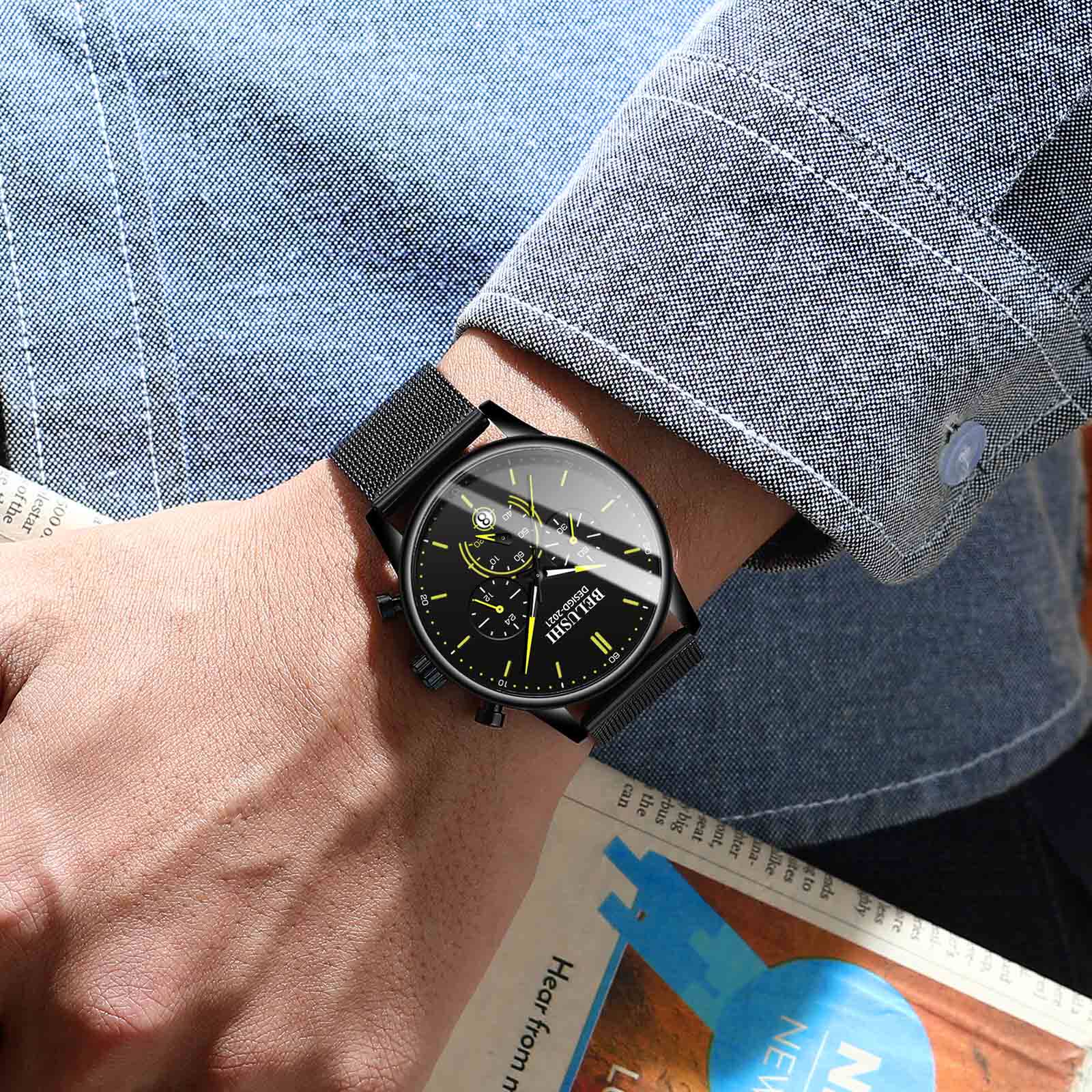 潮流正品瑞士全自动初电子机械表 乔治伯爵手表国产腕表