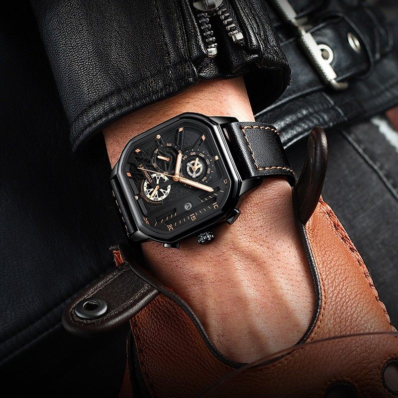 阿玛妮2022年新款男士瑞士机械表 乔治伯爵手表国产腕表