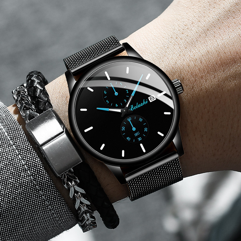 男士瑞士高中生男学生机械石英表 乔治伯爵手表国产腕表