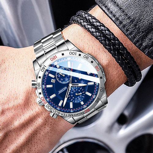 男士全自动镂空十大时尚运动机械表 乔治伯爵手表国产腕表