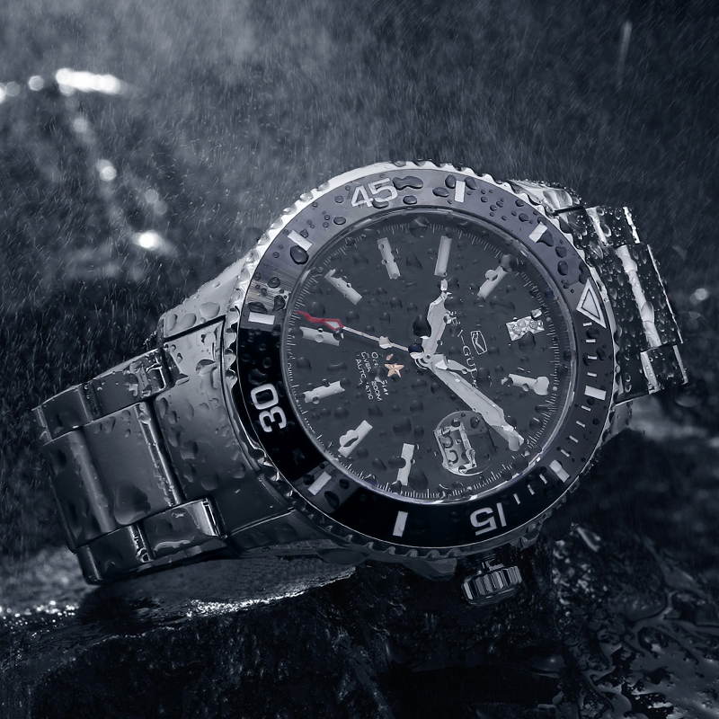 海鸥海洋之星进阶陶瓷圈潜水表男表 海鸥表云商合一国产腕表