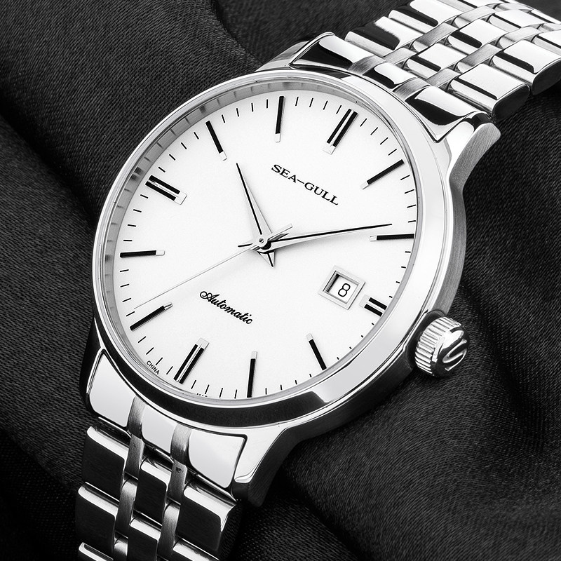 海鸥男全自动商务816.362休闲防水 海鸥表云商合一国产腕表