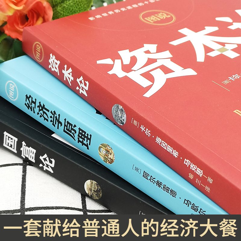 全6册 资本论+经济学原理+国富论+博弈论经济常识一本全哈佛经济课 亚当斯密卡尔马克思著宏观微观经济学基础投资理财知识读物书籍 - 图0