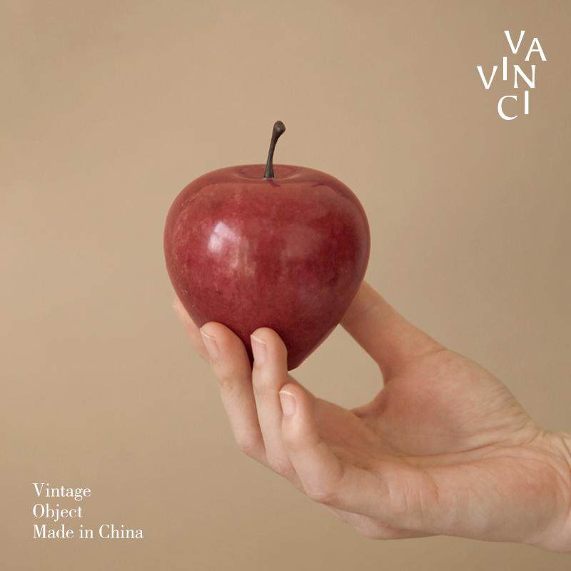 梵其【平安喜乐】天然玉石苹果摆件高级感玄关桌面酒柜装饰品礼物,淘宝优惠券,粉丝福利购,淘宝优惠卷