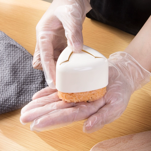 Япония импортированный треугольник рисовый шарик плесень творческий детский рисовый суши -суши любовь к питанию риса бенто