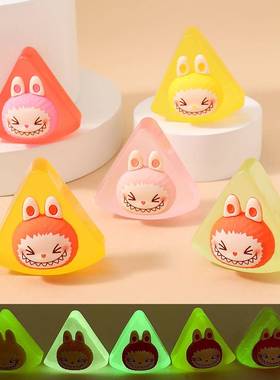 可爱盲袋潮玩萌粒公仔 diy装饰品盲盒袋配件迷你汽车载桌面小摆件