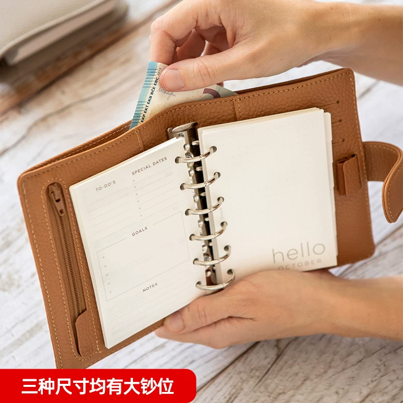 Британский Filofax Норфолк календарь A7 A6 A5 кожаный большой кольцевой записной блокнота с отрывными страницами, ручной журнал, отрывной блокнот, ручной журнал