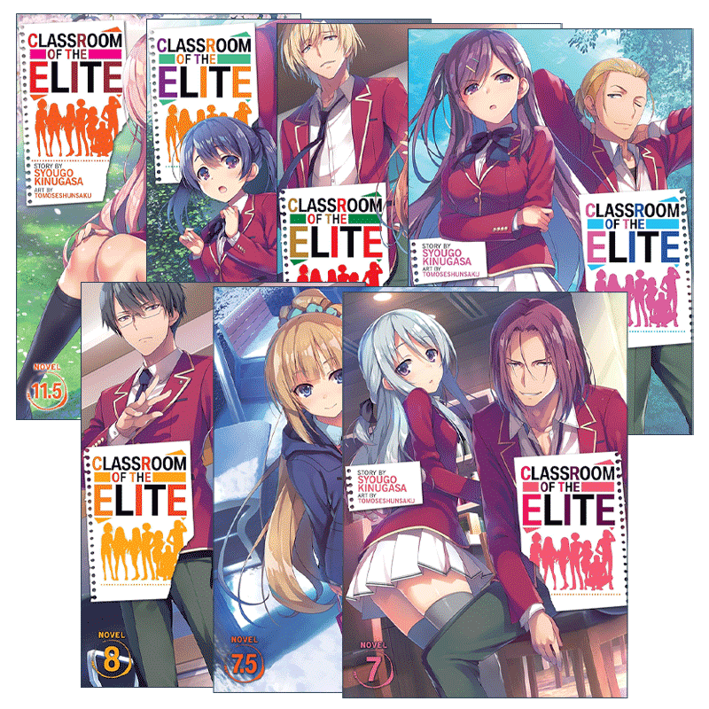 英文原版 Classroom of the Elite Light Novel Vol. 7-11.5 欢迎来到实力至上主义的教室7册 轻小说 日本校园漫画 衣笠彰梧 书籍 - 图1