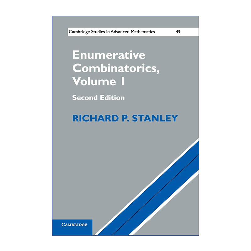 英文原版 Enumerative Combinatorics 计数组合学 卷一 理查德 P.斯坦利 剑桥高等数学研究系列 英文版 进口英语原版书籍 - 图0