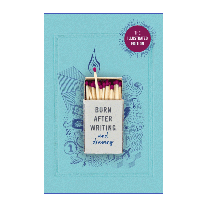 英文原版 Burn After Writing (Teen) 写后即焚 青少年版 创意笔记本 英文版 进口英语原版书籍