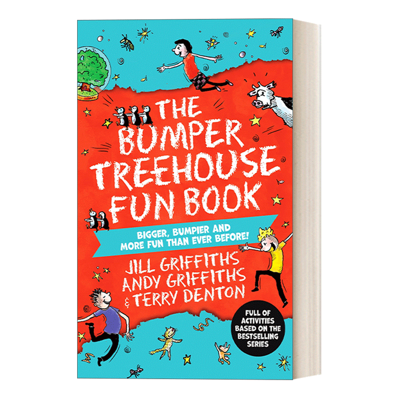 英文原版 The Bumper Treehouse Fun Book 小屁孩树屋系列 活动书解题游戏 儿童益智游戏 英文版 进口英语原版书籍 - 图0