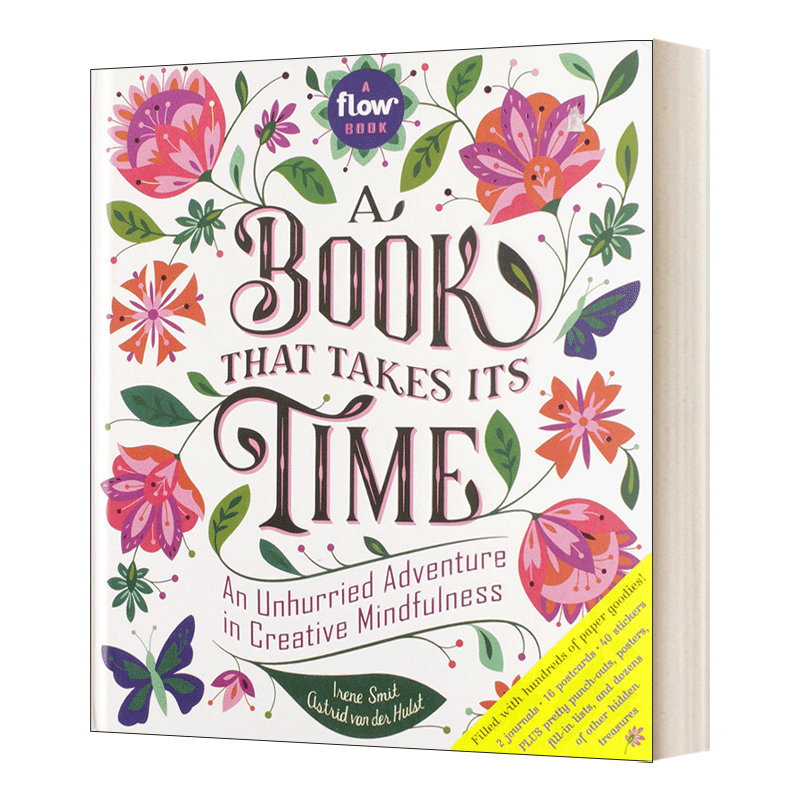 英文原版 Book That Takes Its Time Flow杂志 慢生活 创意正念手帐纸作 精装 英文版 进口英语原版书籍