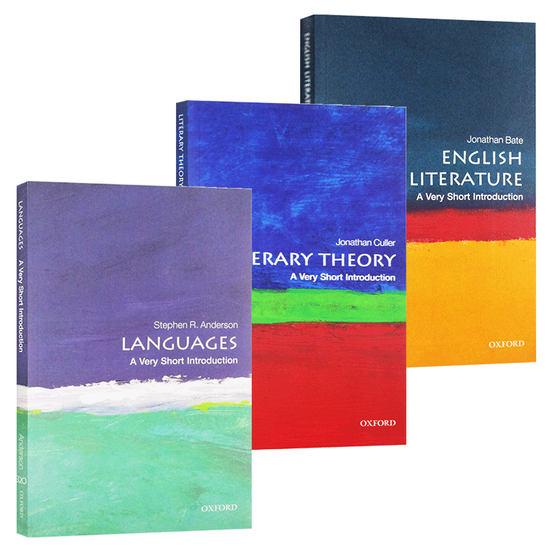 A Very Short Introduction英文原版牛津通识读本3本套装语言学英国文学英文版原版书籍英文读物进口英语书_虎窝淘
