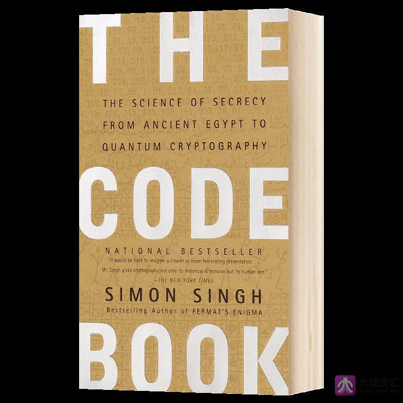 The Code Book 密码书 英文原版 编码与解码的战争 人类智力的另类较量 密码故事 密码书 Simon Singh 全英文版进口英语书籍