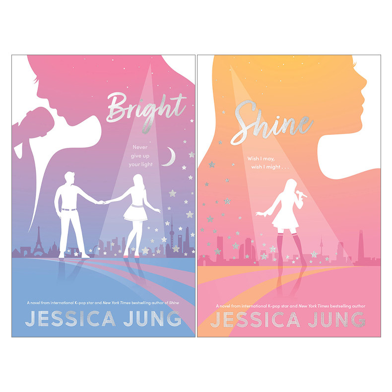 英文原版小说 Bright+Shine 2册 不负星光 生来闪耀 郑秀妍Jessica 英文版 进口英语原版书籍