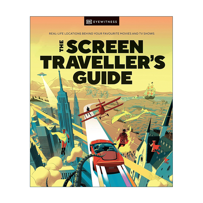 英文原版 The Screen Traveller's Guide 银幕旅行者指南 你喜欢的电影和电视节目背后的真实场景 DK科普百科精装进口英语原版书籍