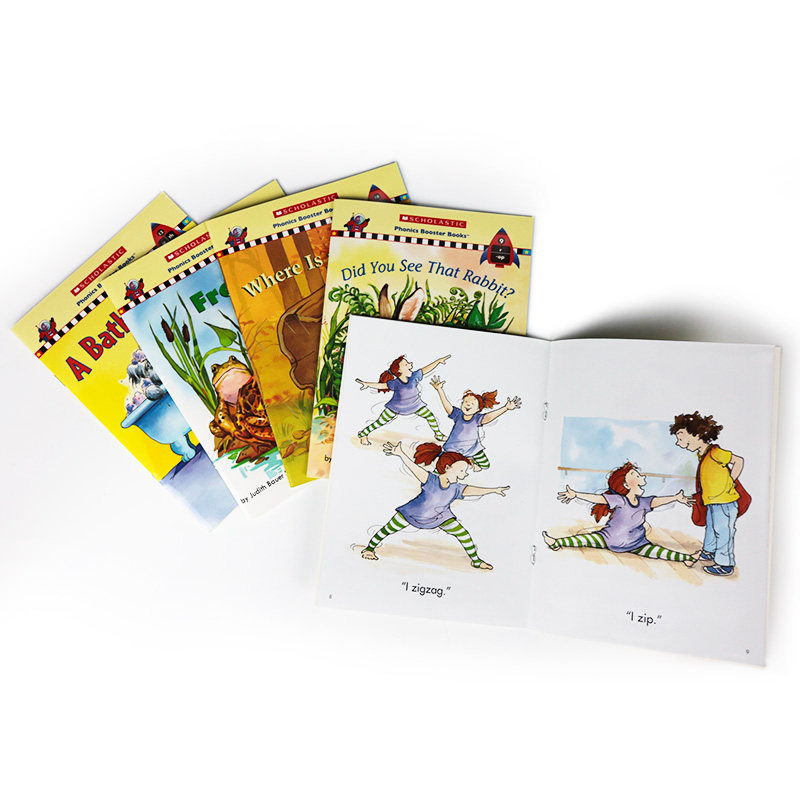 点读版 美国学乐英语自然拼读分级绘本30册全套 英文原版 Scholastic Phonics 儿童启蒙英语阅读教材 Sight Words高频词汇学习书籍