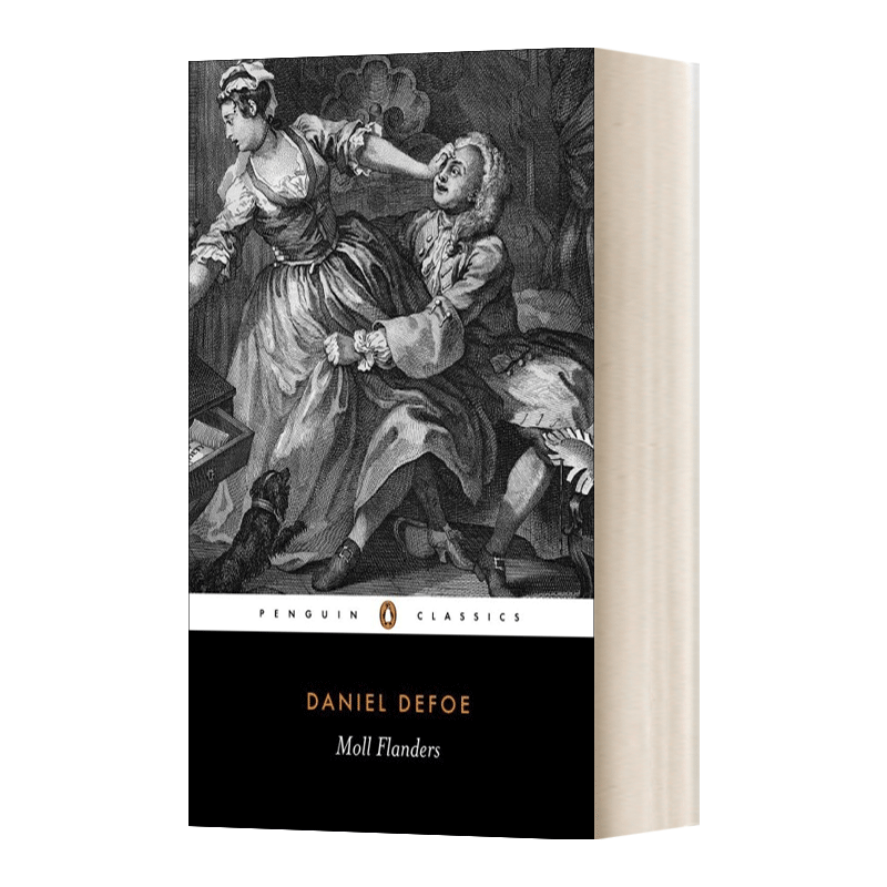 英文原版 The Fortunes and Misfortunes of the Famous Moll Flanders摩尔.弗兰德斯笛福企鹅黑经典英文版进口英语原版书籍-图0