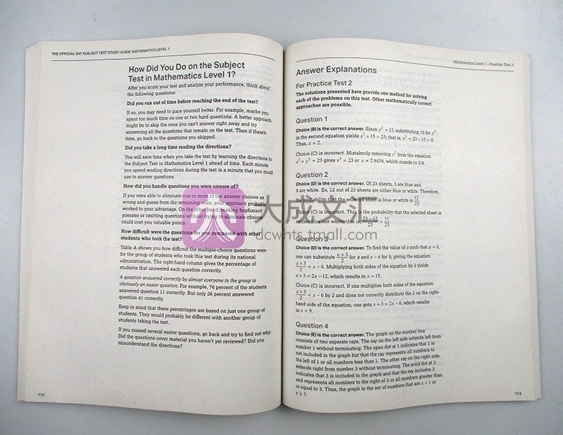 the-official-sat-subject-test-in-mathematics-level-1-study-guide