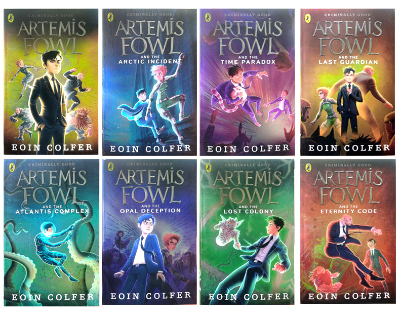 Artemis Fowl 8 book Box Set Eoin Colfer 英文原版 阿特米斯奇幻历险8册盒装 欧因科弗 科幻冒险推理畅销小说 英文版进口英语书 - 图1