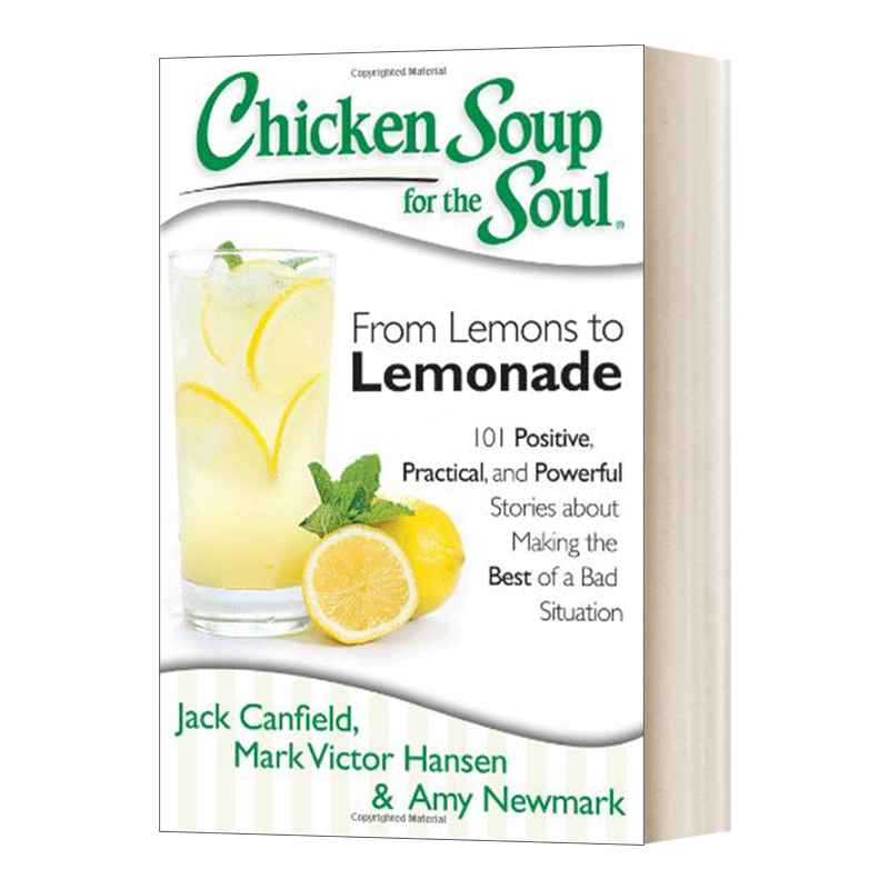 英文原版 Chicken Soup for the Soul From Lemons to Lemonade心灵鸡汤从柠檬到柠檬水英文版进口英语原版书籍-图0