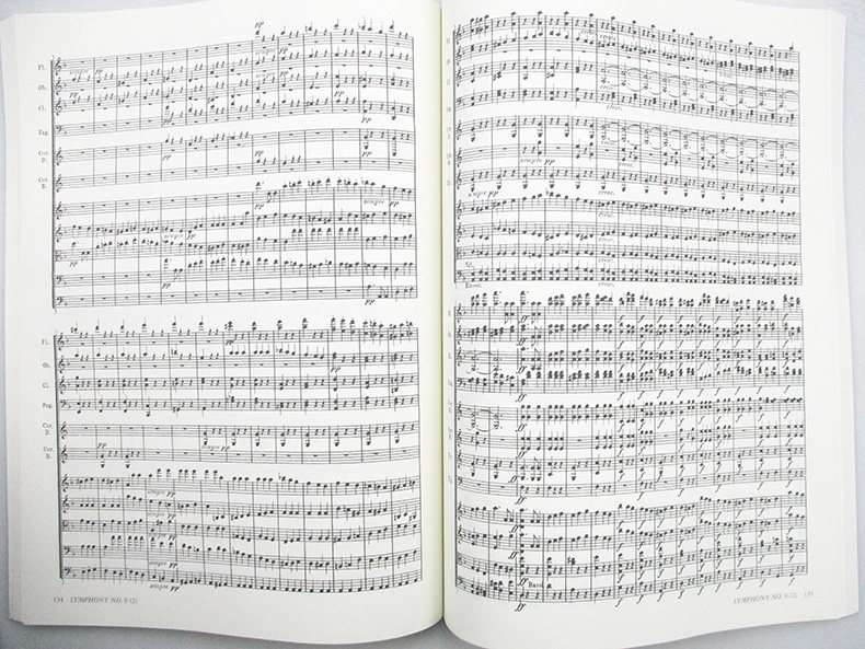 英文原版 Symphonies Nos. 8 and 9 in Full Score 贝多芬第八 九号交响曲全谱 英文版 进口英语原版书籍