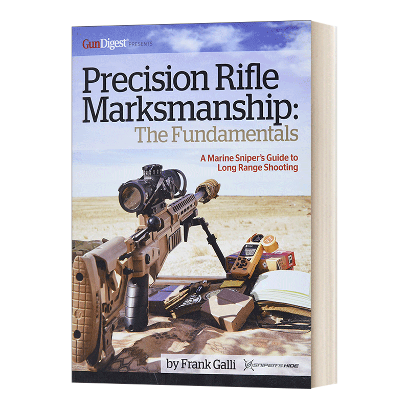 英文原版 Precision Rifle Marksmanship 精确步枪射击 基本原理-海军狙击手的远程射击指南 英文版 进口英语原版书籍 - 图0