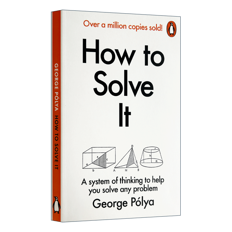 英文原版 How to Solve it 如何解决 数学思维新方法 英文版 进口英语原版书籍 - 图0